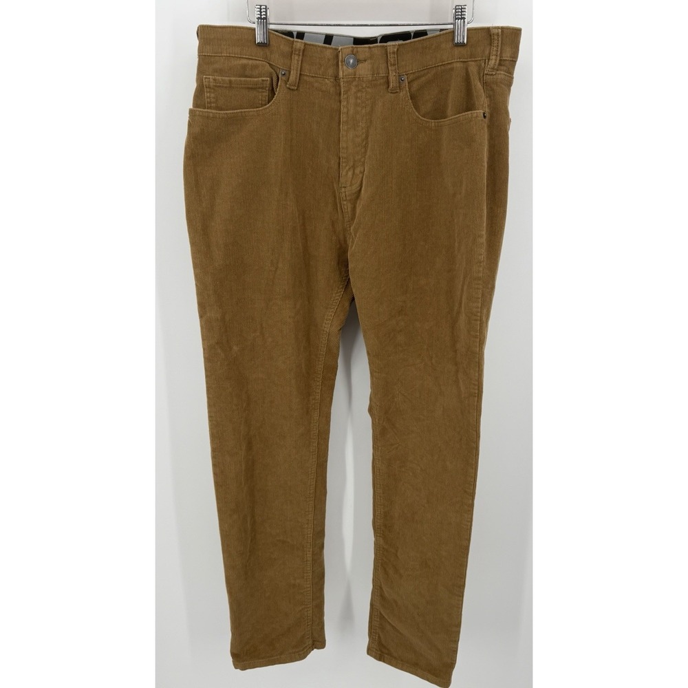 Denali Men's Corduroy Stretch‎ Pants Desert Camel 34x31 Straight Leg